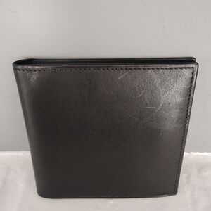 Coach Black Leather Bi-Fold Wallet